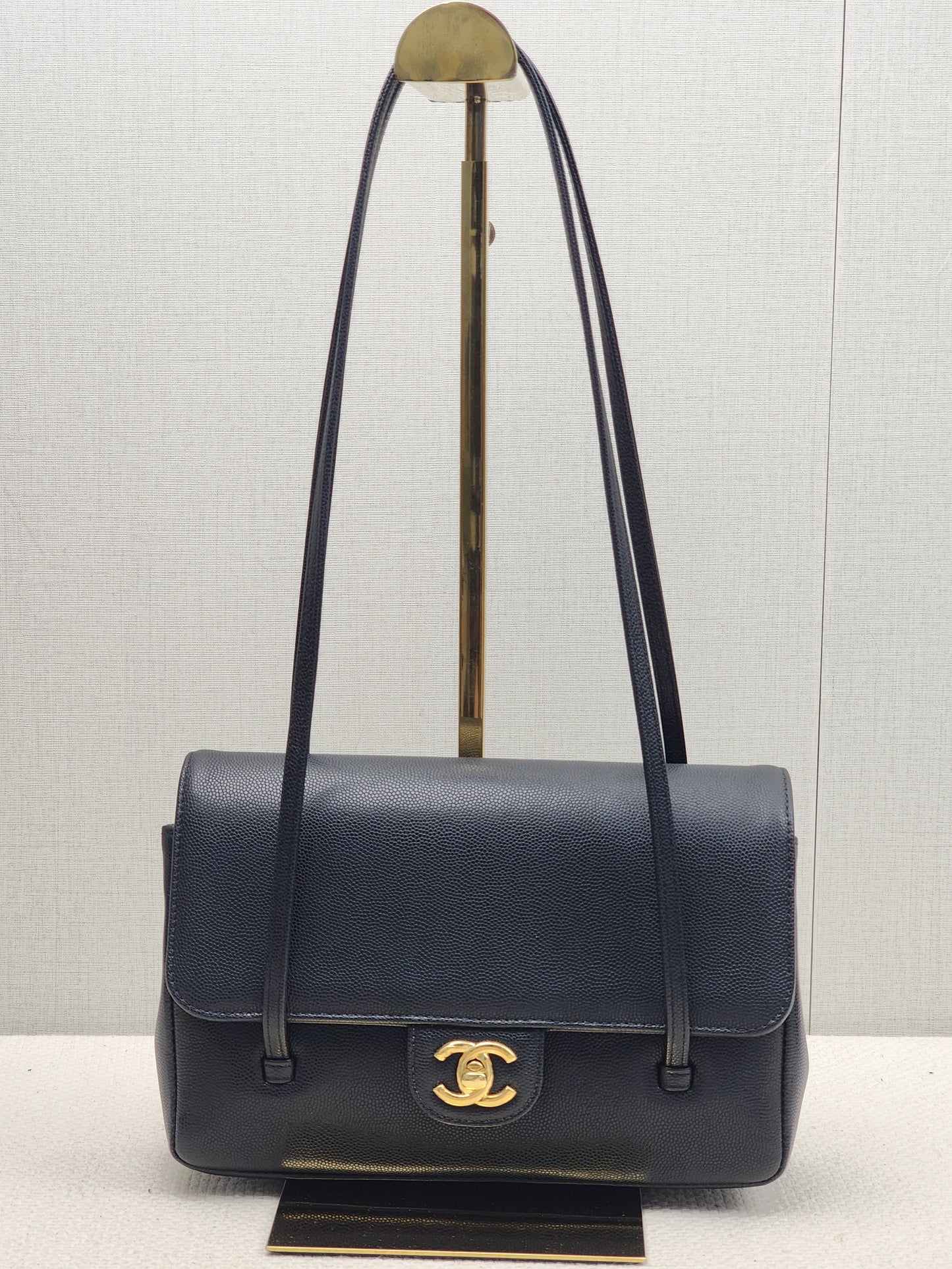Chanel Black Caviar Small Preppy Coco (GHW)