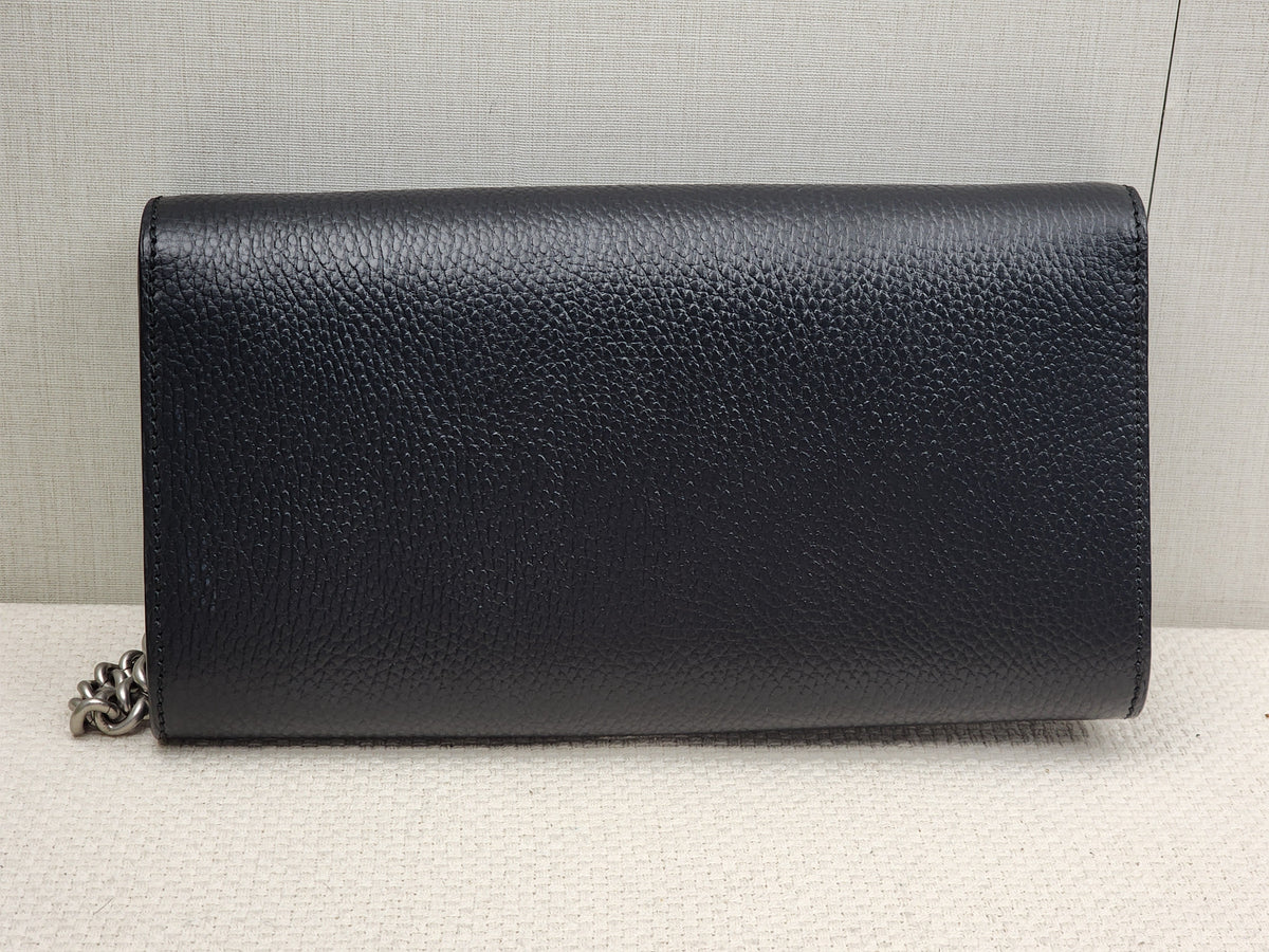 Gucci Black Calfskin Dionysus East West Bag