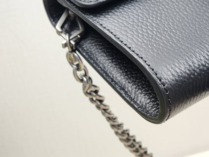 Gucci Black Calfskin Dionysus East West Bag