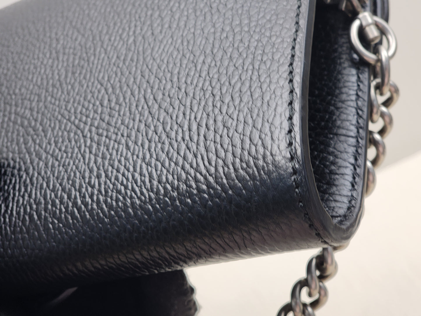 Gucci Black Calfskin Dionysus East West Bag