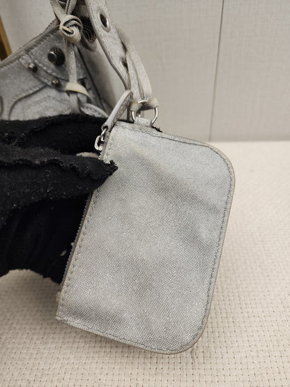 Balenciaga Sparkling Fabric Le Cagole XS