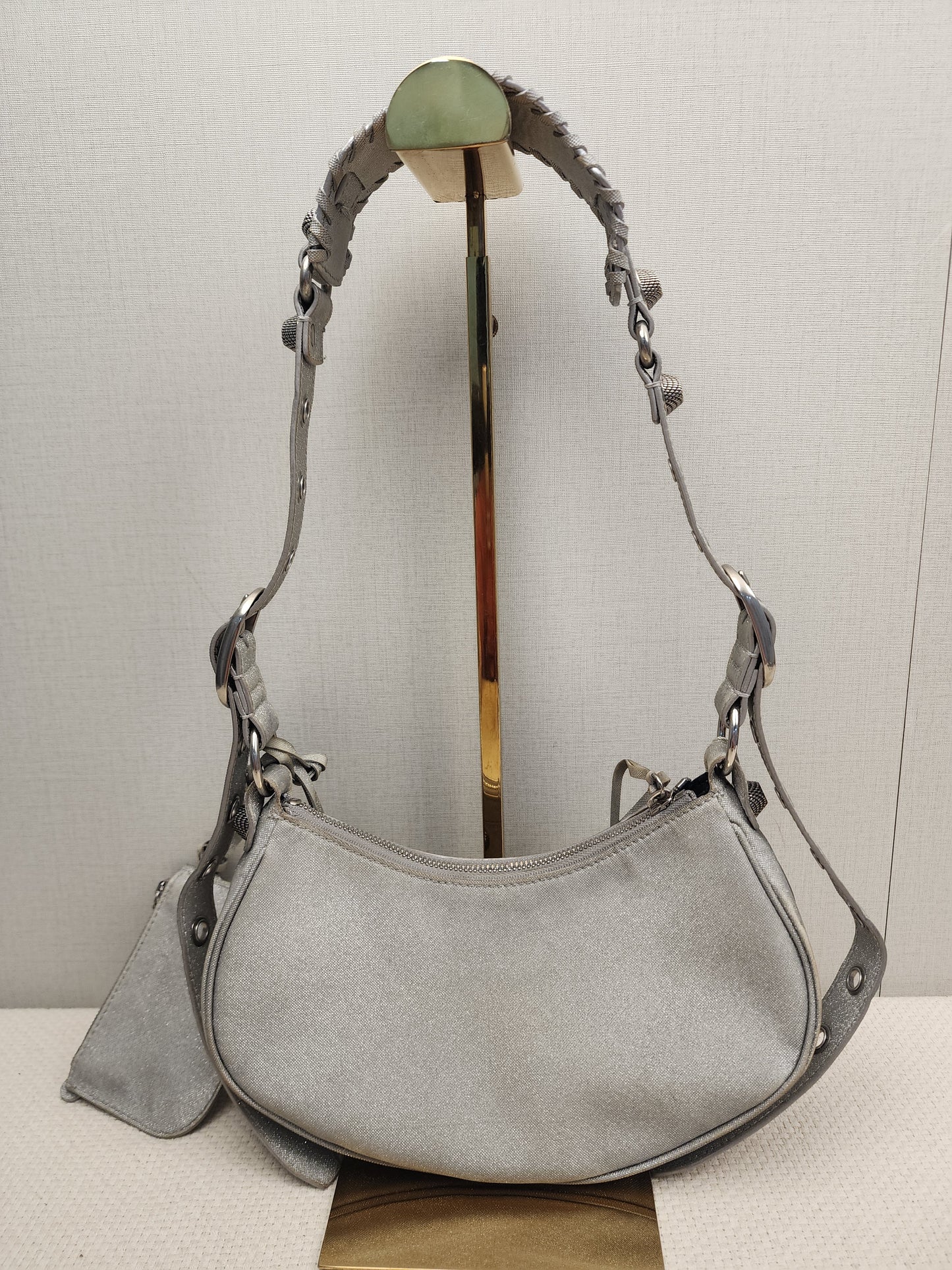 Balenciaga Sparkling Fabric Le Cagole XS