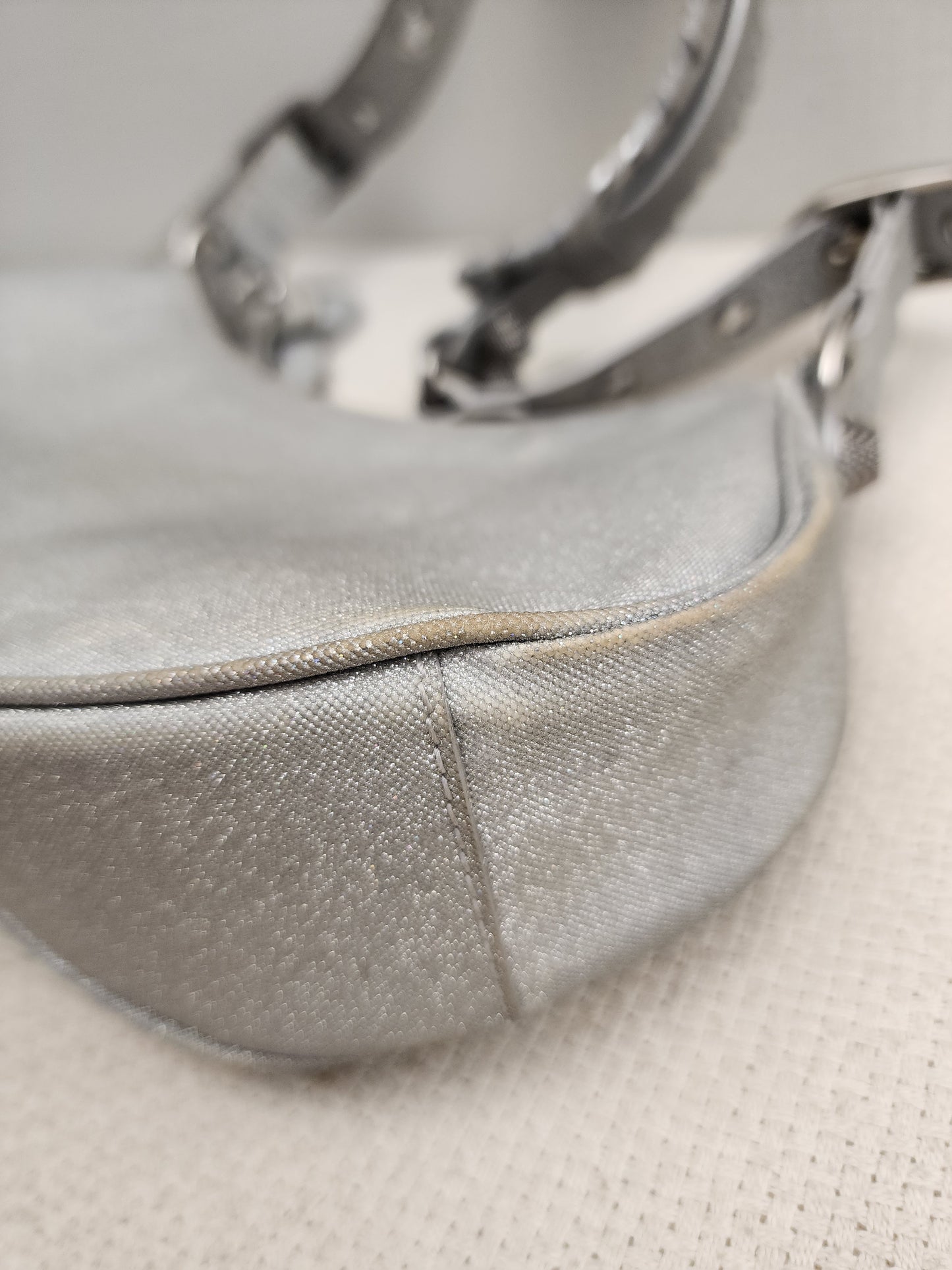 Balenciaga Sparkling Fabric Le Cagole XS