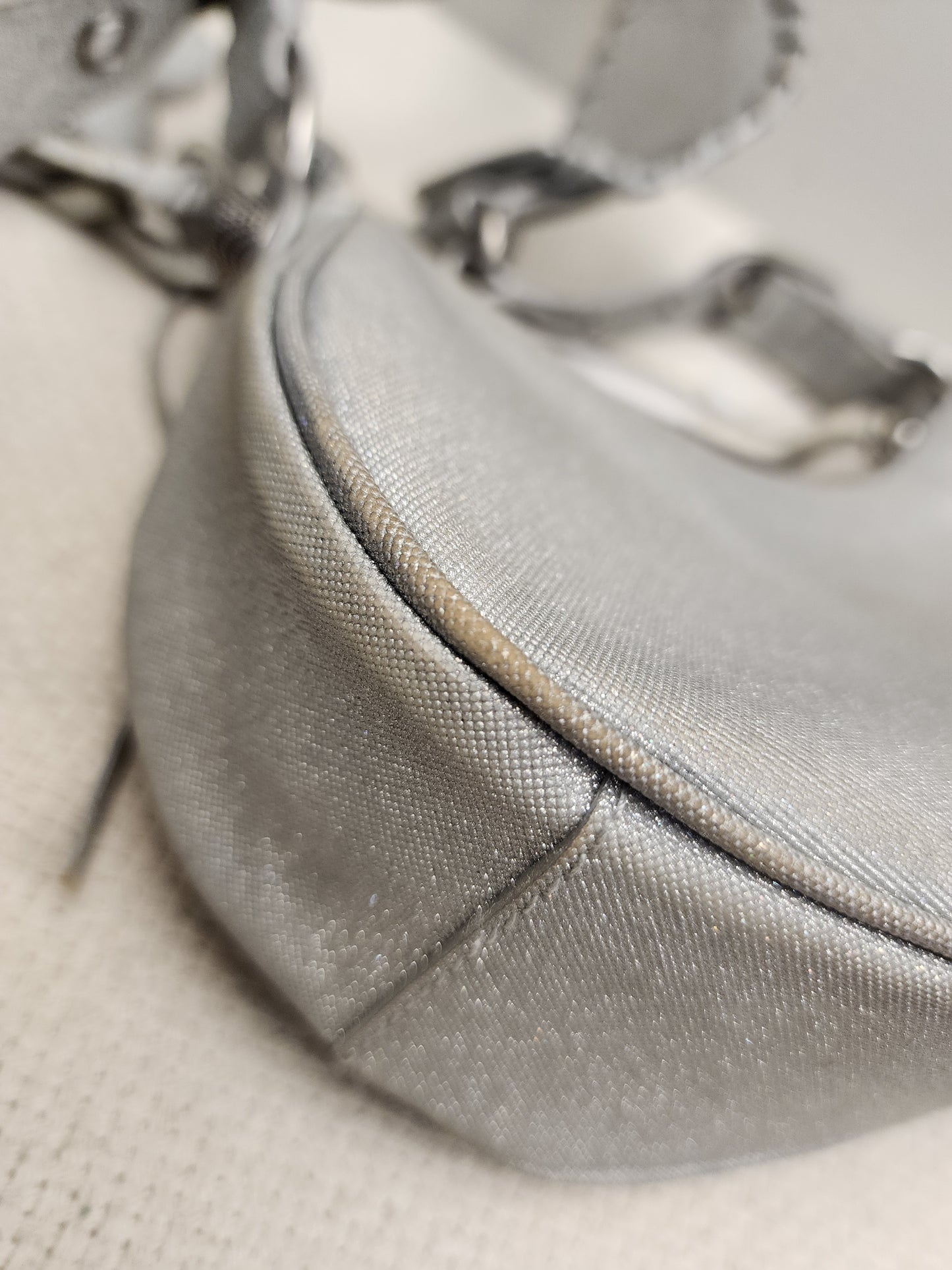 Balenciaga Sparkling Fabric Le Cagole XS