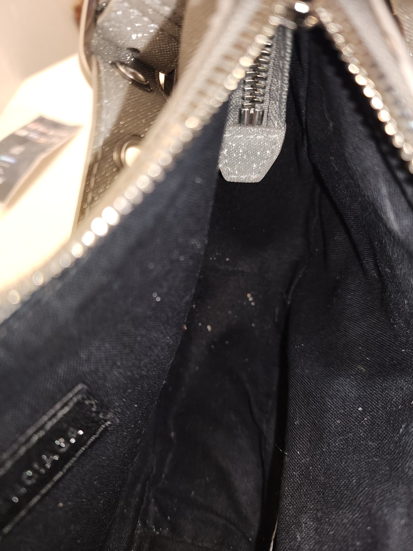 Balenciaga Sparkling Fabric Le Cagole XS