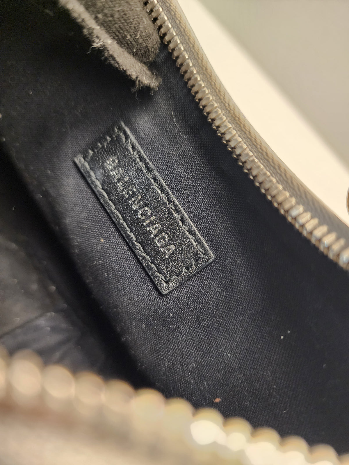 Balenciaga Sparkling Fabric Le Cagole XS