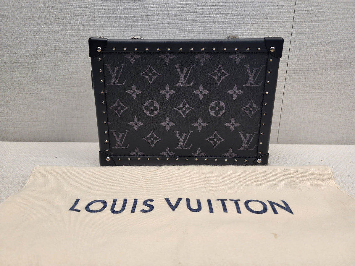 LV Monogram Eclipse Clutch Box