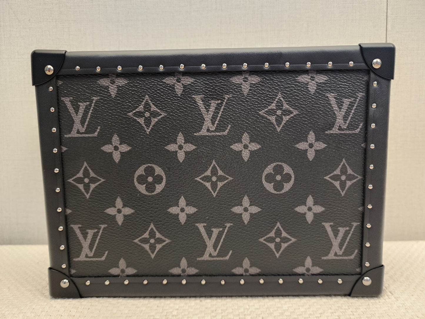 LV Monogram Eclipse Clutch Box