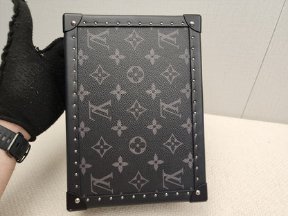 LV Monogram Eclipse Clutch Box