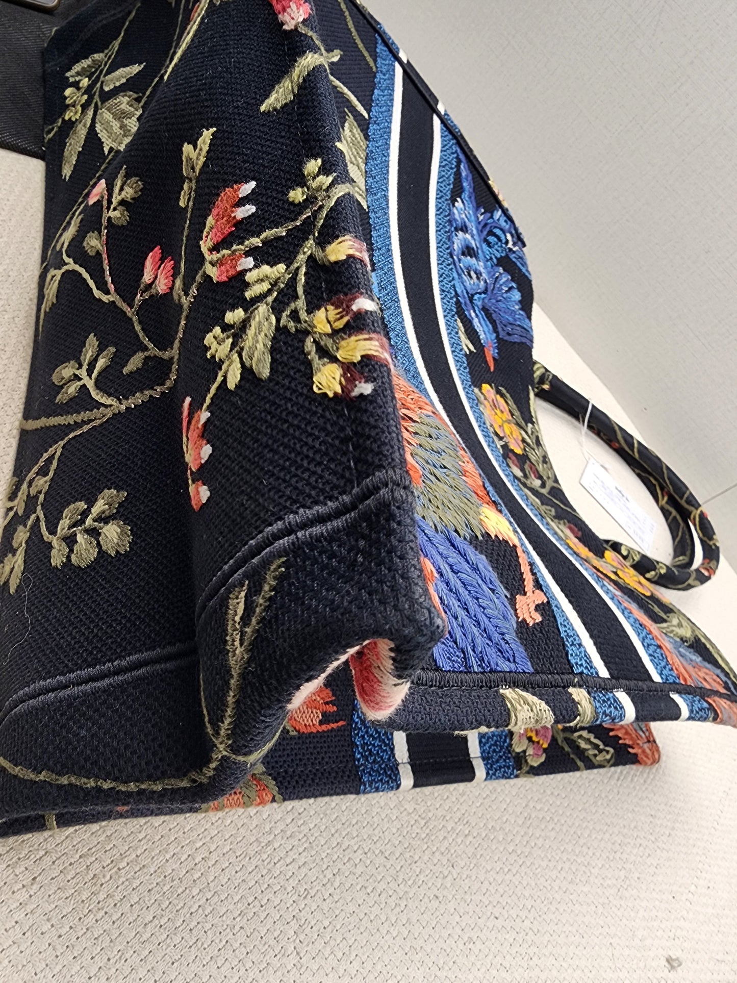 Dior Navy Jardin d’Hiver Large Book Tote