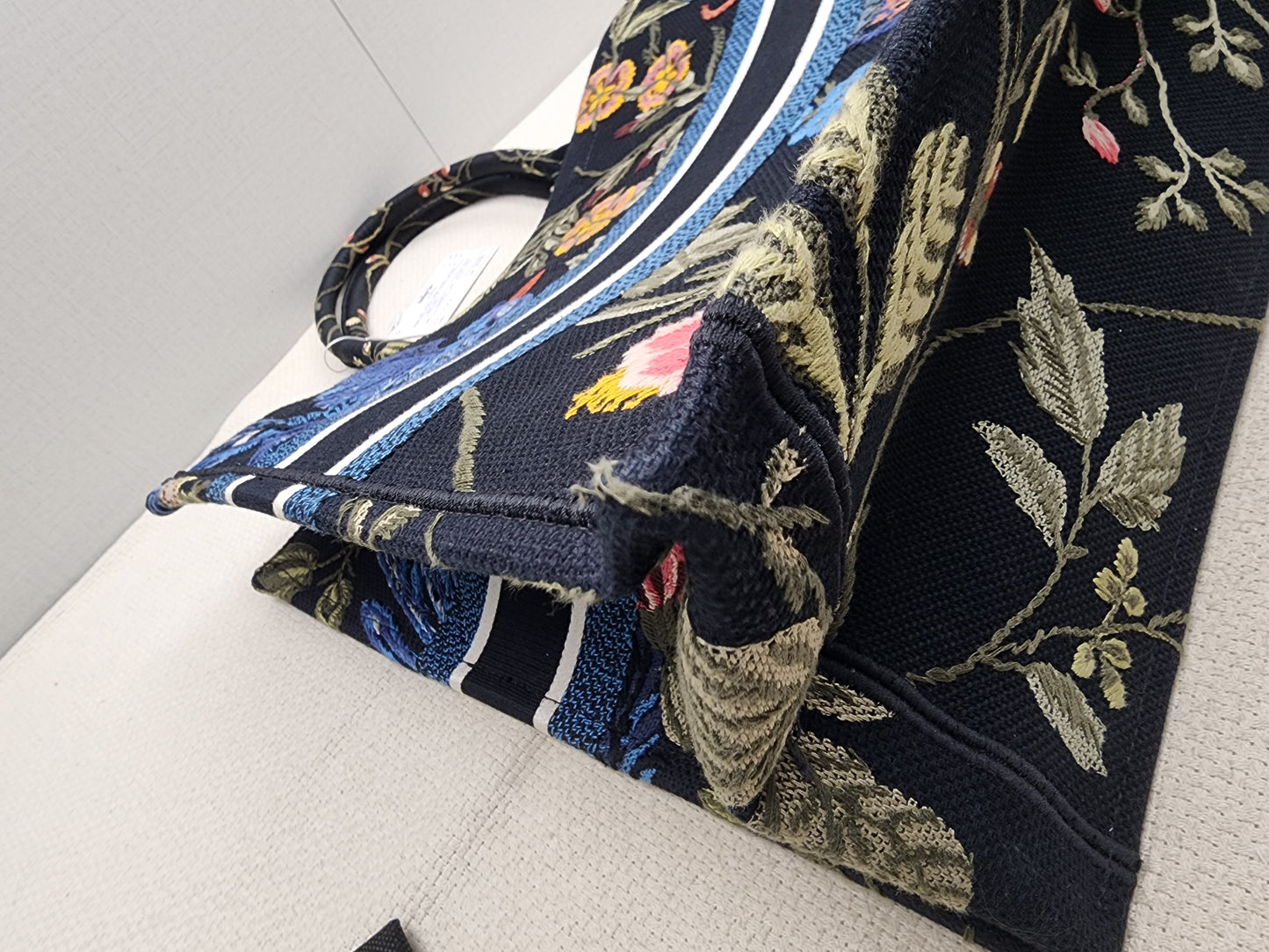 Dior Navy Jardin d’Hiver Large Book Tote