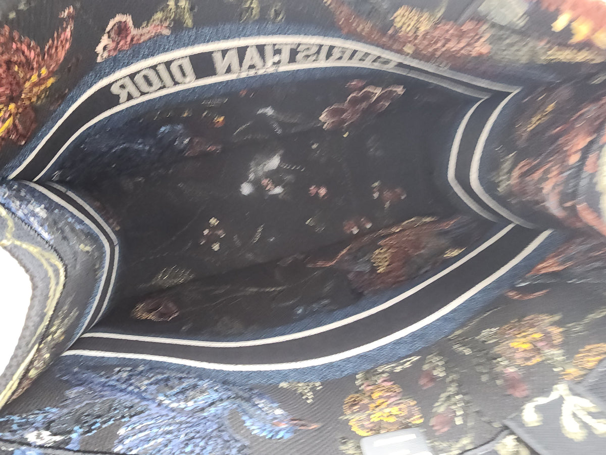 Dior Navy Jardin d’Hiver Large Book Tote