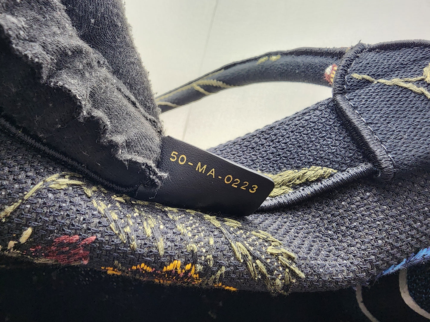 Dior Navy Jardin d’Hiver Large Book Tote