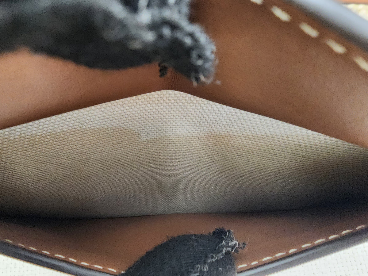 Burberry Brown Calfskin / Canvas Small Pocket Bag