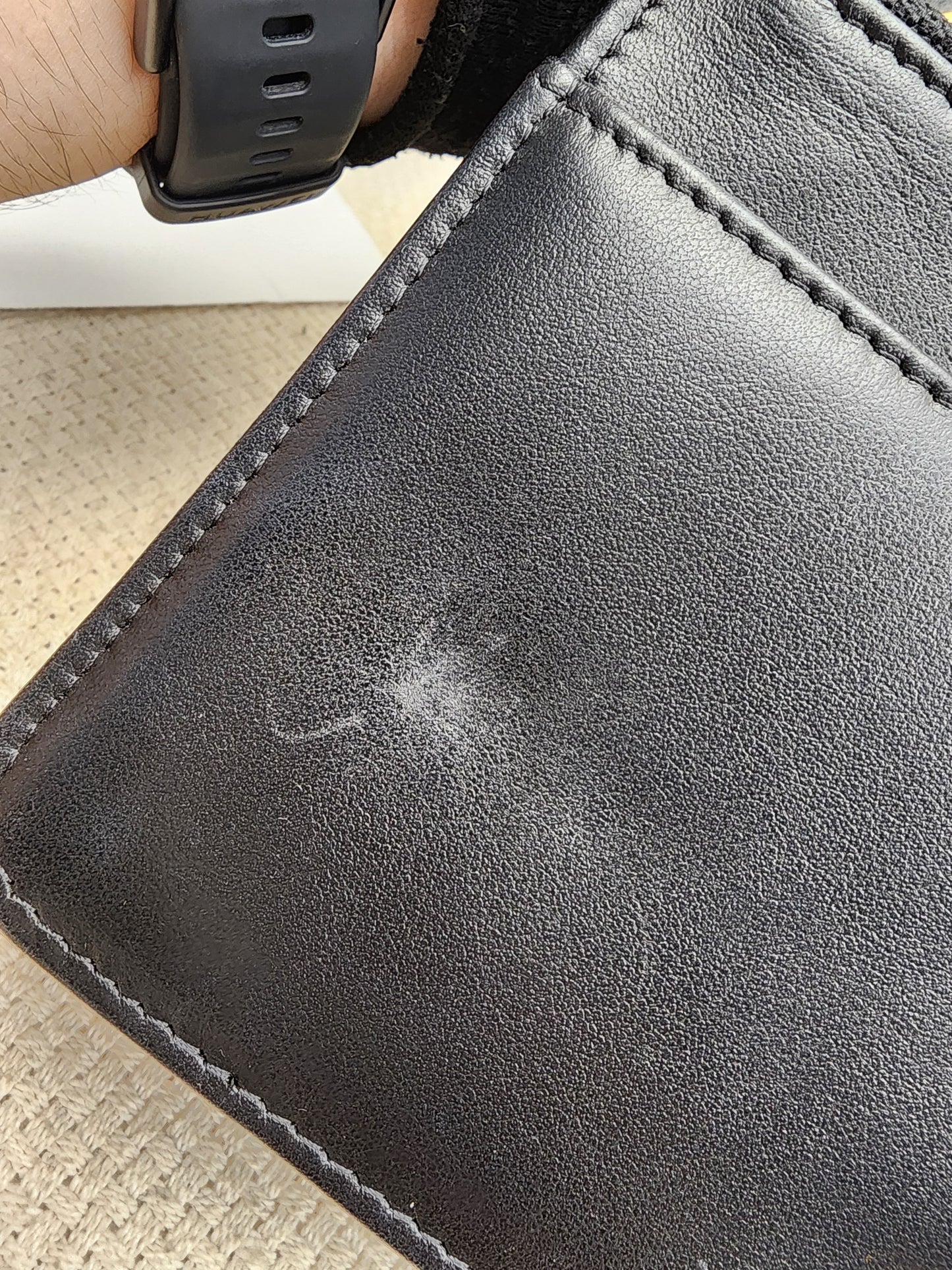 Chanel Black Caviar Boy WOC (GHW)