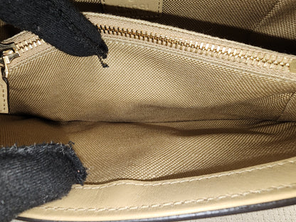 Gucci Beige GG Monogram Small Go Shoulder Bag