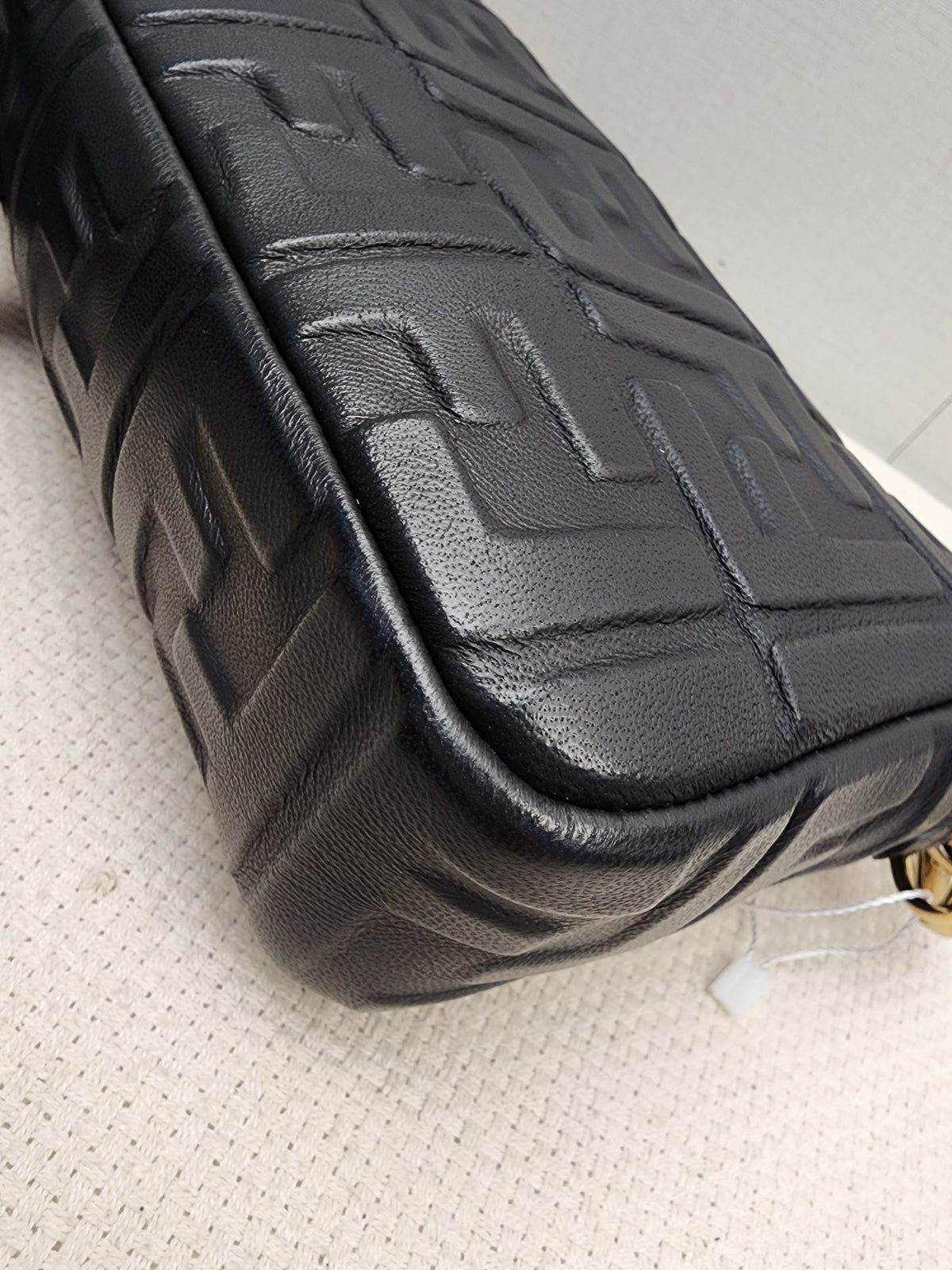 Fendi Black Calfskin Baguette (GHW)