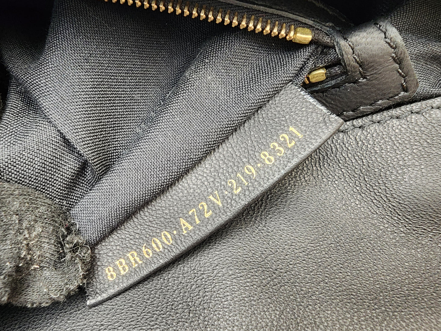 Fendi Black Calfskin Baguette (GHW)