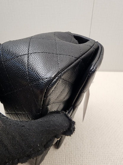 Chanel Black Caviar Mini Rectangular Flap (GHW)