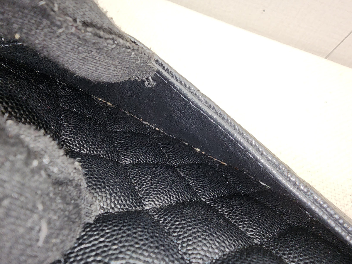 Chanel Black Caviar Mini Rectangular Flap (GHW)