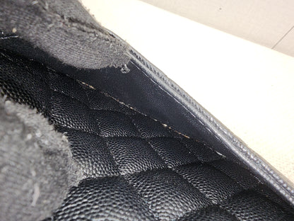 Chanel Black Caviar Mini Rectangular Flap (GHW)