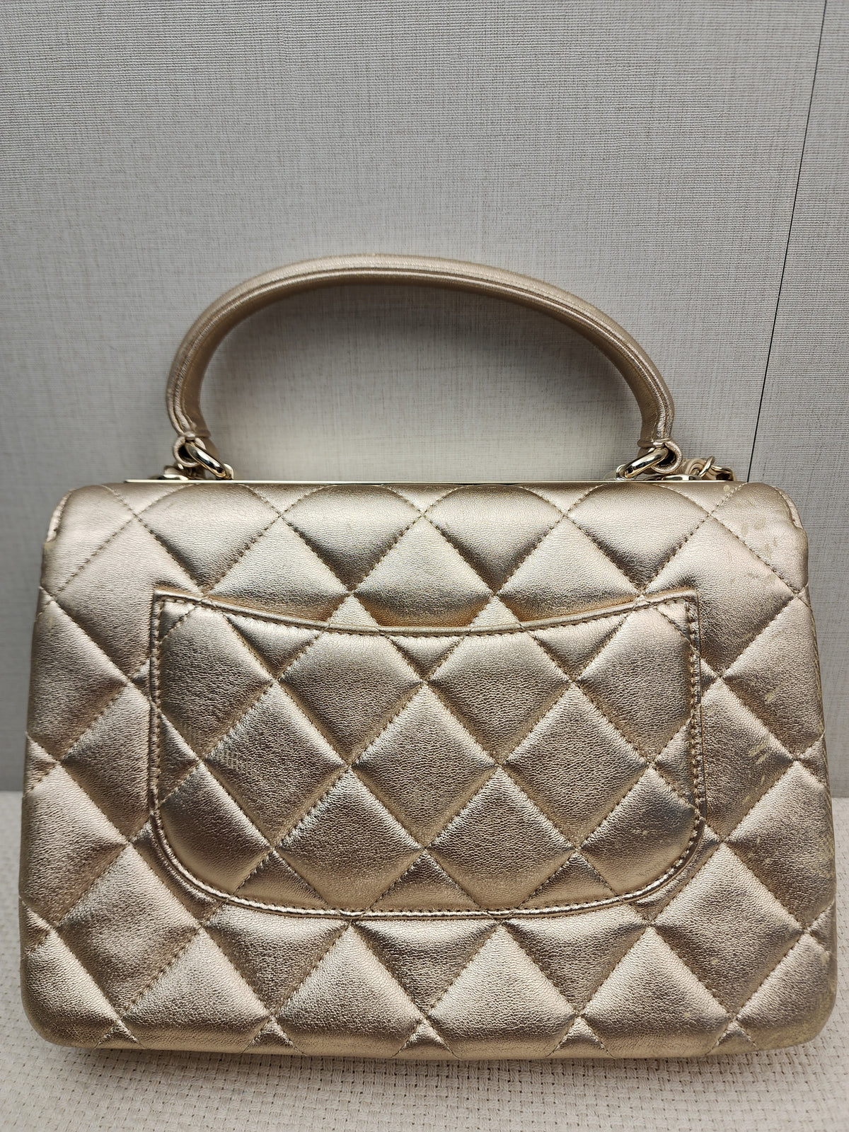 Chanel Metallic Gold Lambskin Medium Trendy CC (GHW)