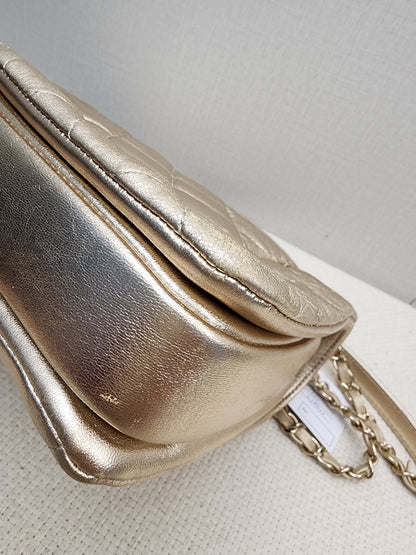 Chanel Metallic Gold Lambskin Medium Trendy CC (GHW)