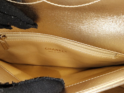 Chanel Metallic Gold Lambskin Medium Trendy CC (GHW)