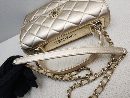 Chanel Metallic Gold Lambskin Medium Trendy CC (GHW)