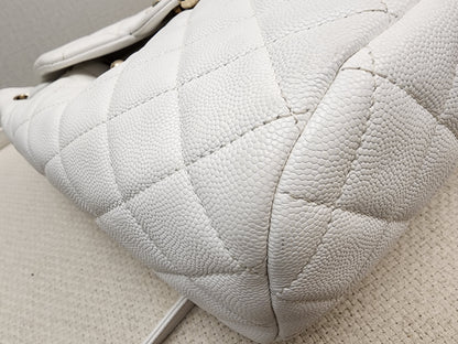 Chanel White Caviar Urban Spirit Backpack (LGHW)