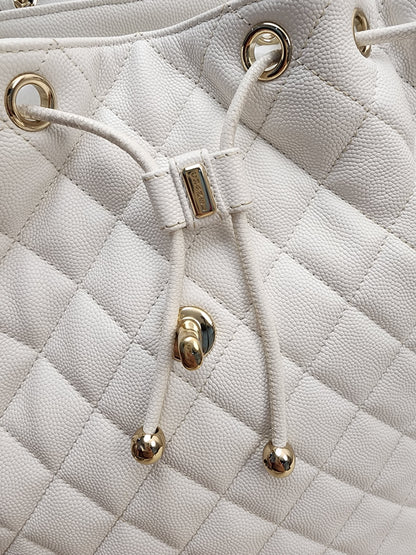 Chanel White Caviar Urban Spirit Backpack (LGHW)