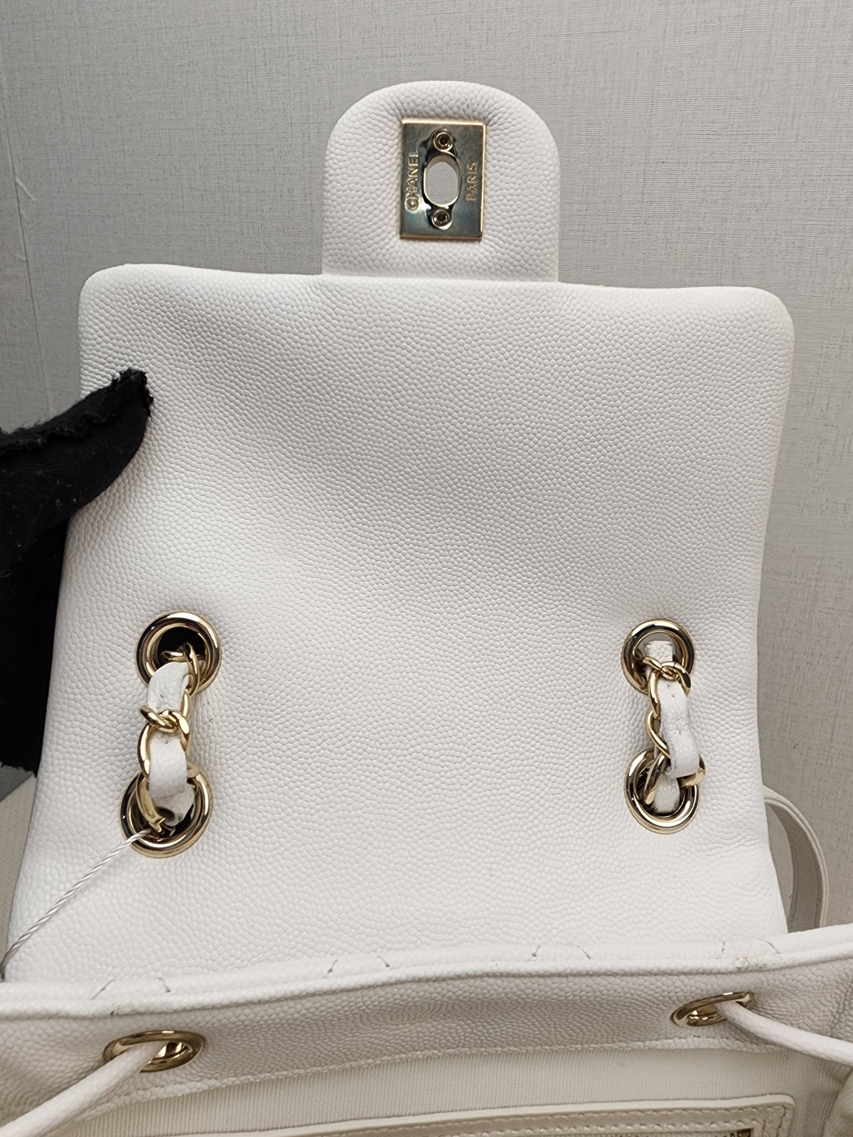 Chanel White Caviar Urban Spirit Backpack (LGHW)