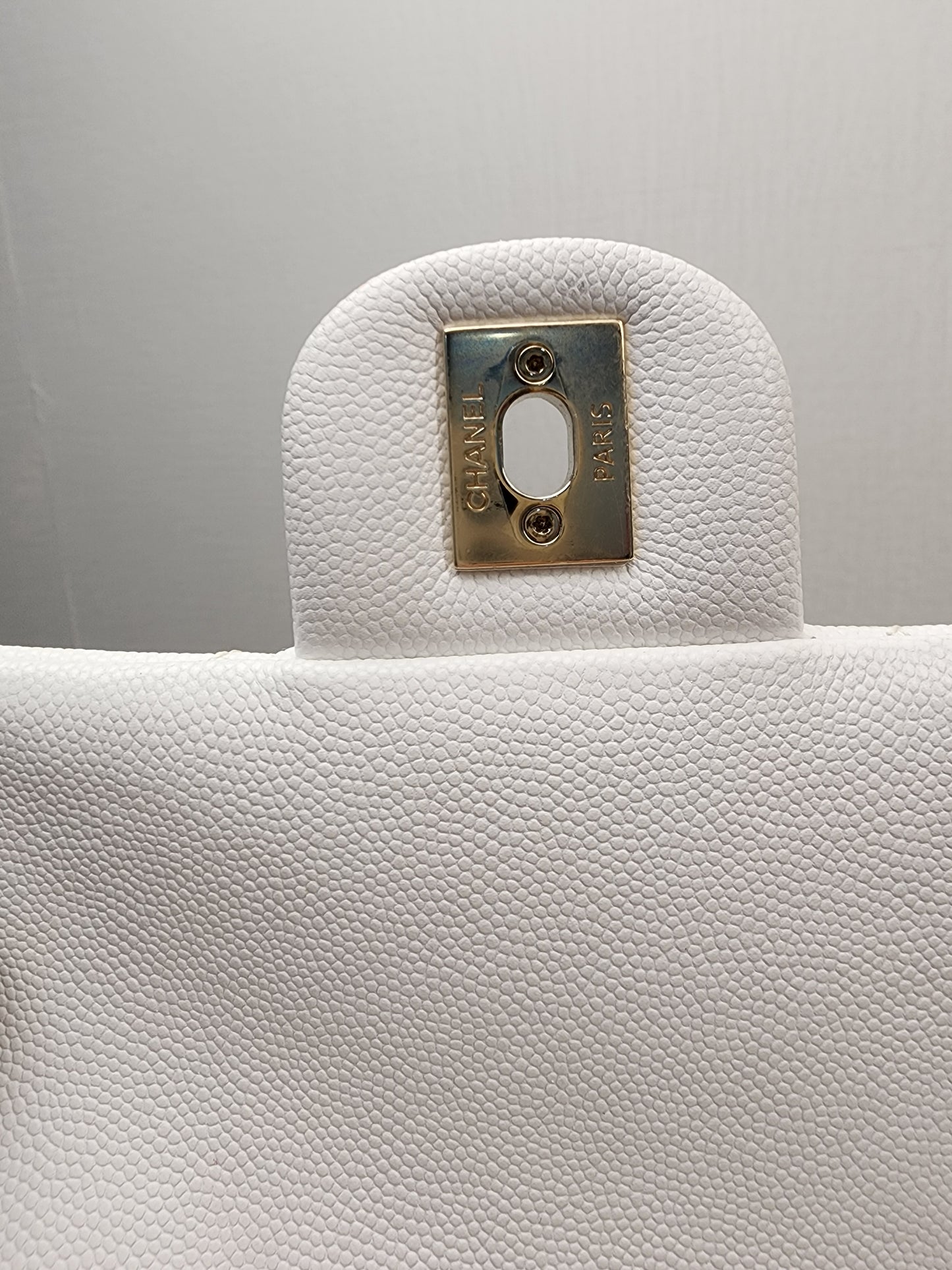 Chanel White Caviar Urban Spirit Backpack (LGHW)