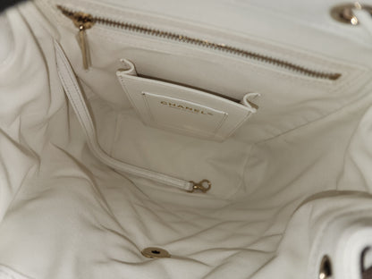 Chanel White Caviar Urban Spirit Backpack (LGHW)