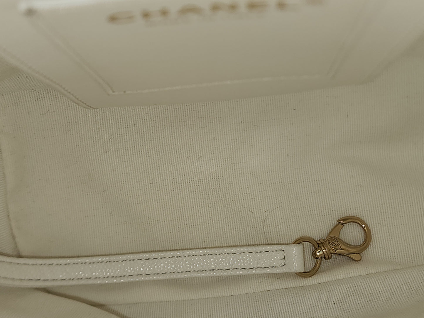 Chanel White Caviar Urban Spirit Backpack (LGHW)