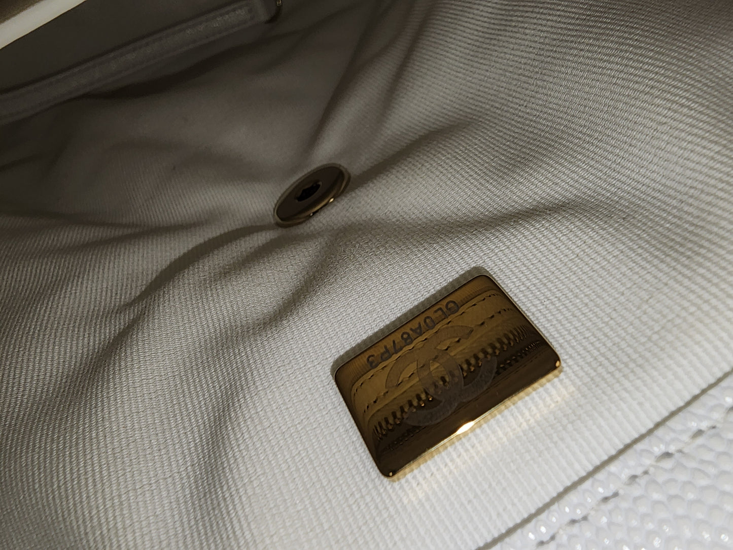 Chanel White Caviar Urban Spirit Backpack (LGHW)