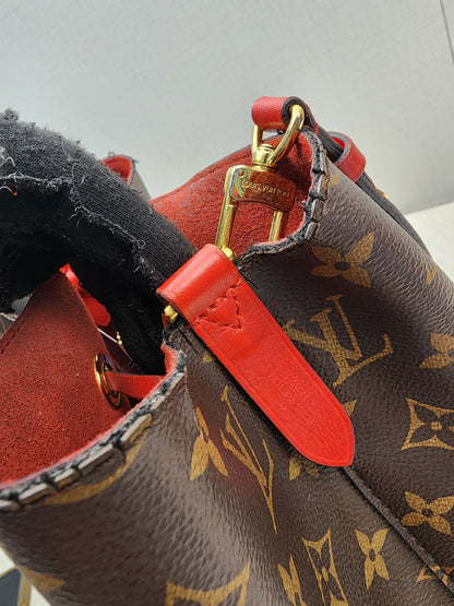 LV Monogram Coquelicot Neo Noe MM