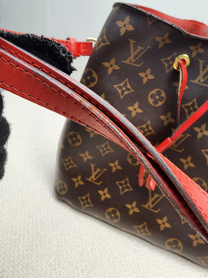 LV Monogram Coquelicot Neo Noe MM
