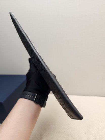 Dior Navy Oblique Medium Saddle w Strap