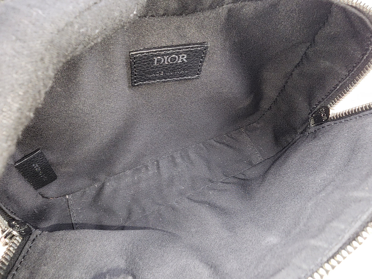 Dior Navy Oblique Canvas Safari Messenger Bag