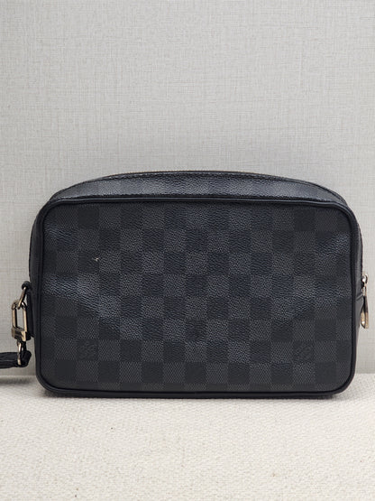 LV Damier Graphite Pochette Kasai Clutch