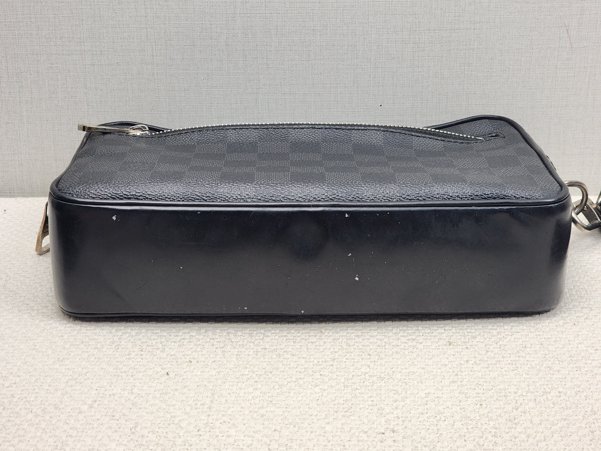 LV Damier Graphite Pochette Kasai Clutch