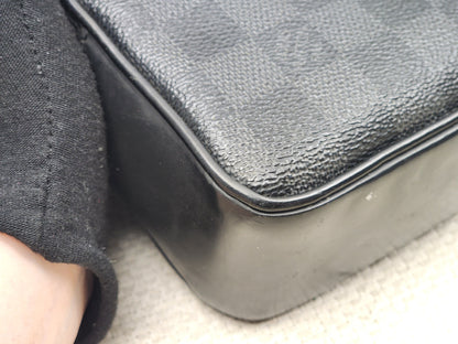 LV Damier Graphite Pochette Kasai Clutch