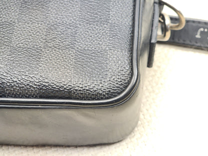 LV Damier Graphite Pochette Kasai Clutch