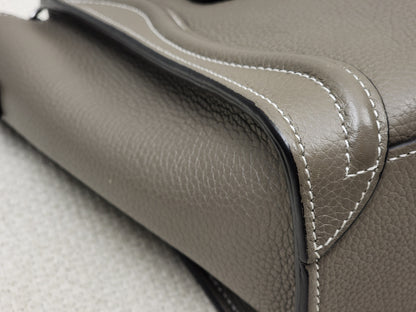 Celine Taupe Calfskin Nano Luggage