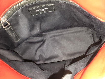 YSL Red Lambskin Small Puffer Bag (RHW)