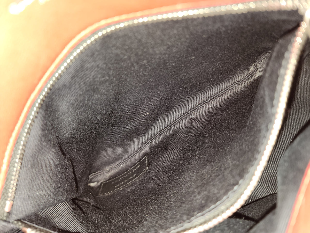 YSL Red Lambskin Small Puffer Bag (RHW)