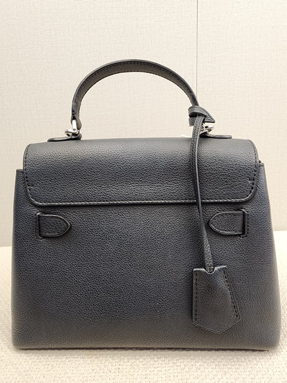 LV Black Calfskin Lockme Ever BB (SHW)