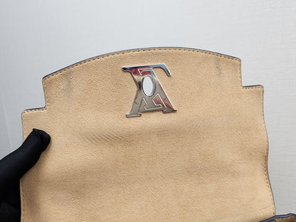 LV Black Calfskin Lockme Ever BB (SHW)