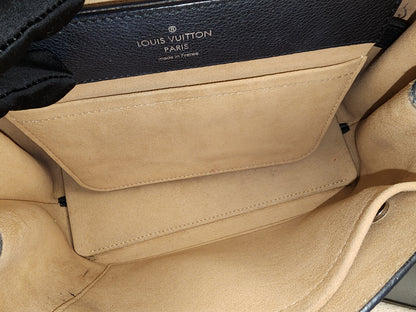 LV Black Calfskin Lockme Ever BB (SHW)